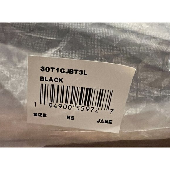 MICHAEL KORS Jane Large Pebbled Leather Tote Bag - BLACK NWT - Picture 10 of 10